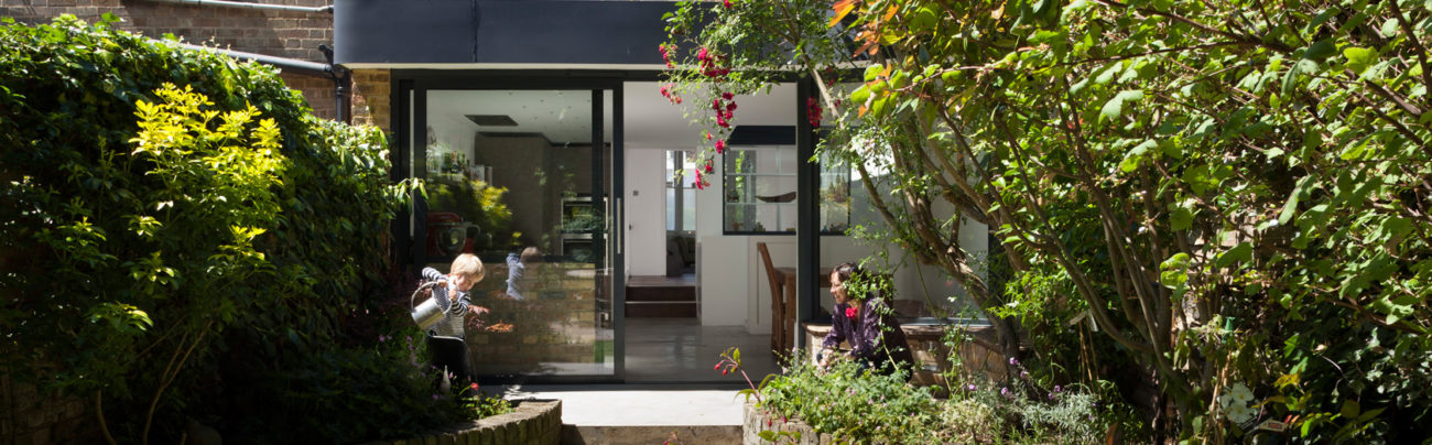 Photo showing a bifold door by IDSystems