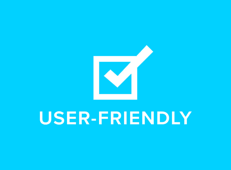 User friendly design as standard