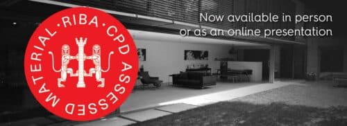 RIBA approved CPD now available in person or online