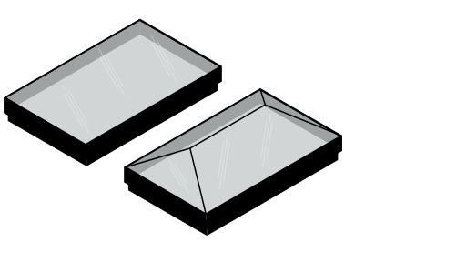 IDSystems glass roofs lights and glass lanterns illustration