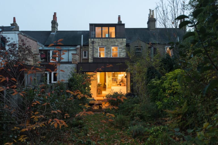 A mid-terrace Victorian house is transform it from a traditional property into a contemporary home