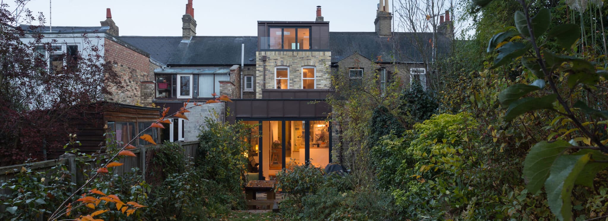 A mid-terrace Victorian house is transform it from a traditional property into a contemporary home